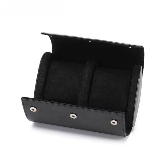 Premium Black Leather Case · 2 Slots - Pablo Raez