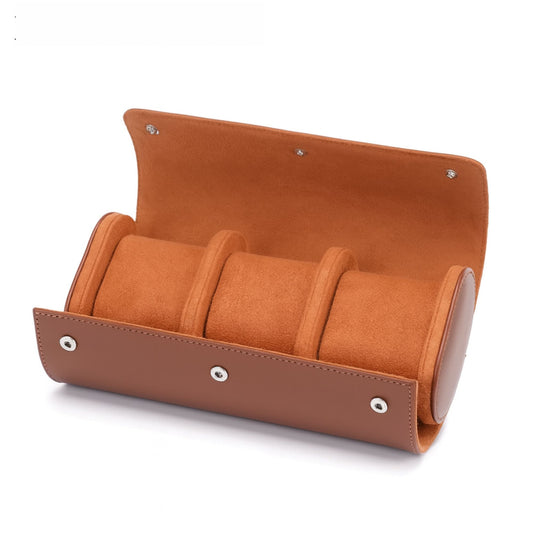 Premium Brown Leather Case · 3 Slots - Pablo Raez