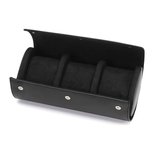 Premium Black Leather Case · 3 Slots - Pablo Raez