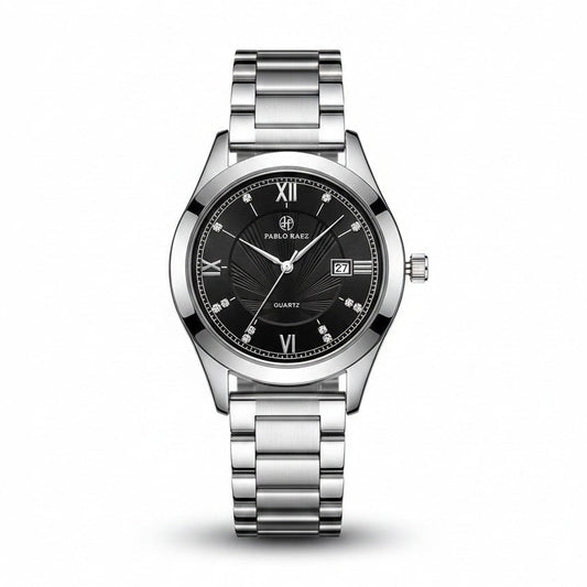 Henry Raez Silver Black 40mm