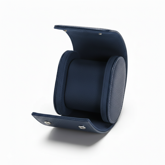 Premium Blue Leather Case · 1 Slot - Pablo Raez