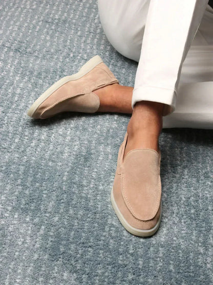 Classic Suède Loafer Beige